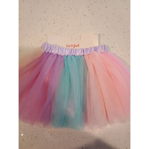 Cat and Jack Rainbow Tulle Tutu Size: OS - Picture 2 of 2